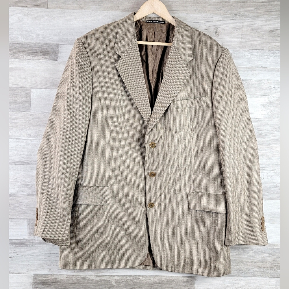 Vintage RBM Wool, Silk Sport Coat Mens 44L